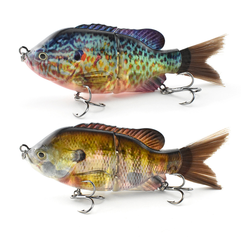 Fishing Lure Swimbait - Leurre Bionique en Plastique à Deux