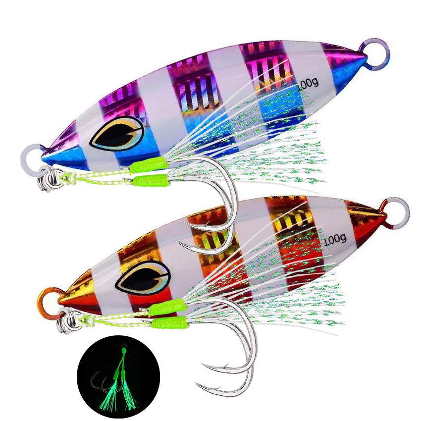 Fishing Lure Spoon - 1 pièces haute qualité métal nuit