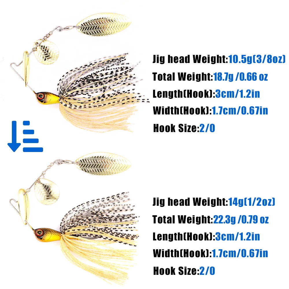 B & U – leurre de pêche à lame - Fishing Lure Blade Bait avis et prix