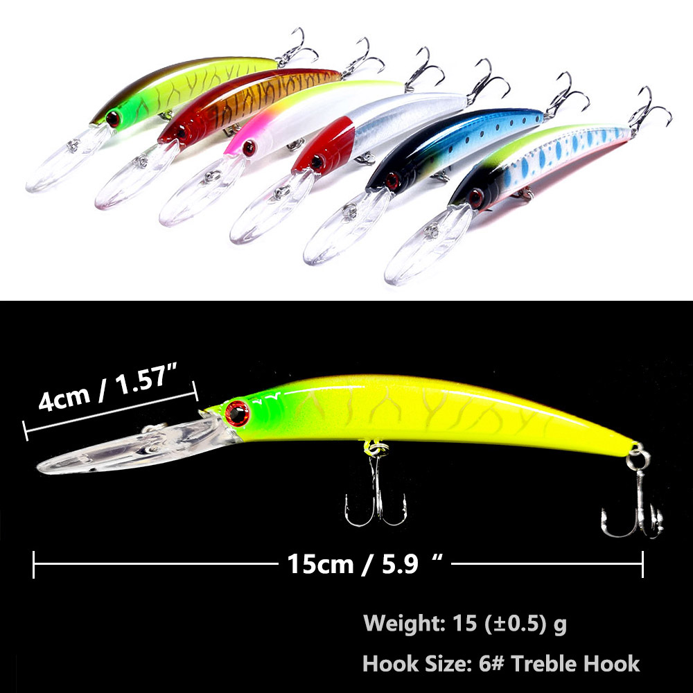 1 pièces 15 cm 15g plongée pro - Fishing Lure Swimbait avis et prix