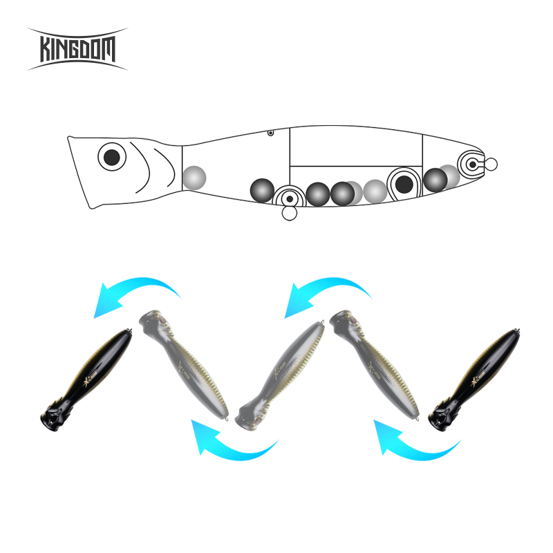 Kingdom flottant Popper leurre - Fishing Lure Popper avis et prix