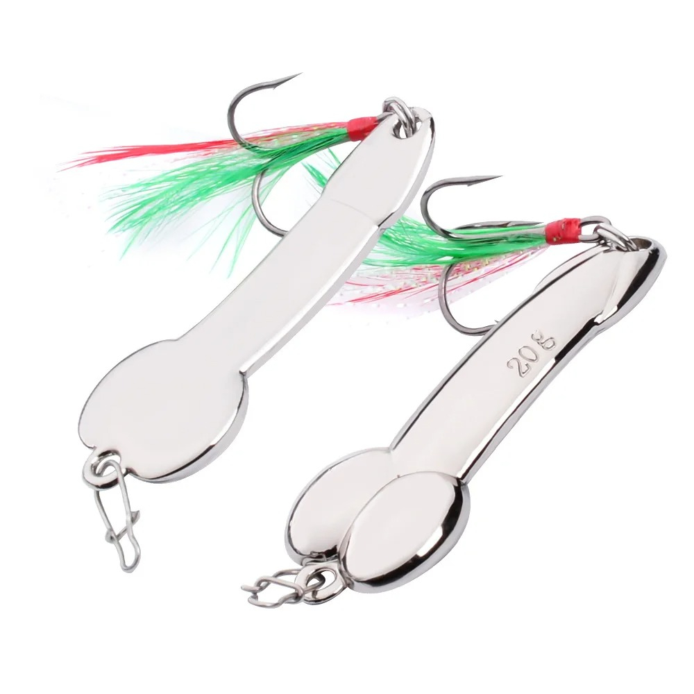 Cuillère en métal forme de pén - Fishing Lure Spoon avis et prix