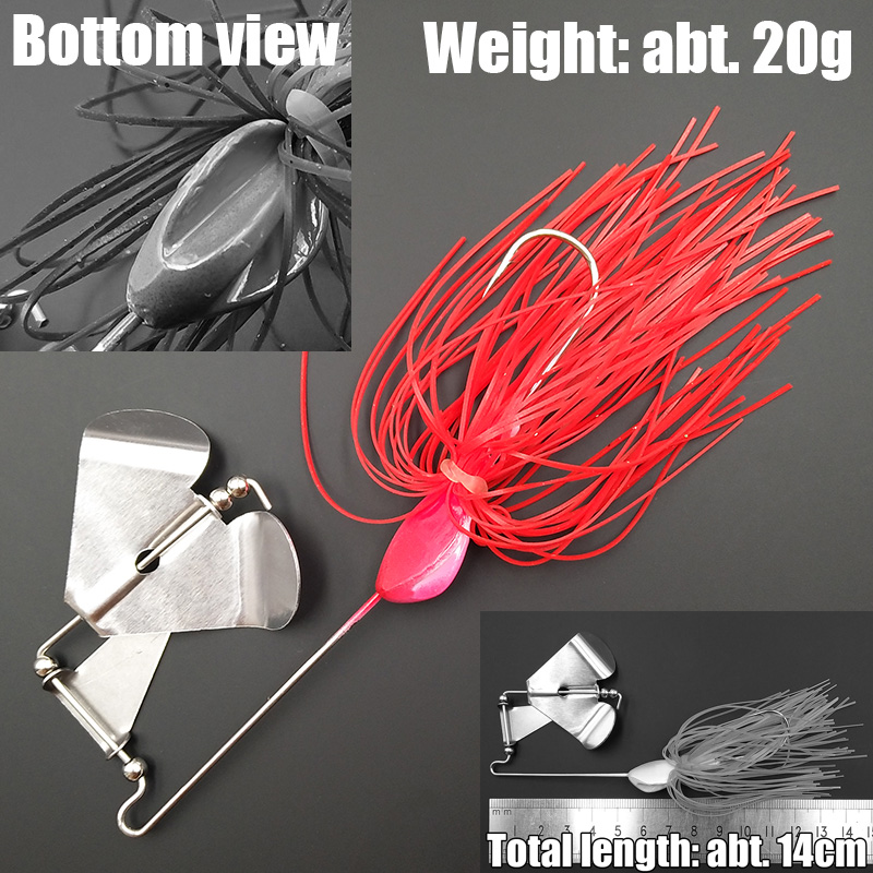 Wusanban Lunker Spinner appâts - Fishing Lure Buzzbait avis et prix